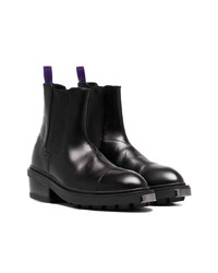 schwarze Chelsea Boots aus Leder von Eytys