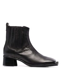 schwarze Chelsea Boots aus Leder von Ninamounah