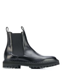 schwarze Chelsea Boots aus Leder von Officine Creative