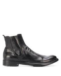 schwarze Chelsea Boots aus Leder von Officine Creative