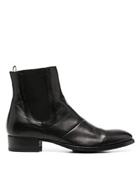 schwarze Chelsea Boots aus Leder von Officine Creative