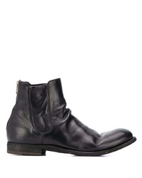 schwarze Chelsea Boots aus Leder von Officine Creative