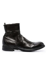 schwarze Chelsea Boots aus Leder von Officine Creative