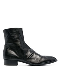 schwarze Chelsea Boots aus Leder von Officine Creative