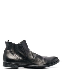 schwarze Chelsea Boots aus Leder von Officine Creative