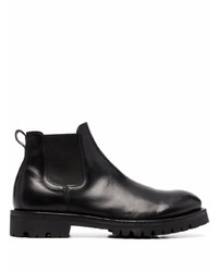 schwarze Chelsea Boots aus Leder von Officine Creative