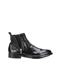 schwarze Chelsea Boots aus Leder von Officine Creative