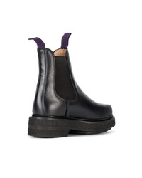 schwarze Chelsea Boots aus Leder von Eytys