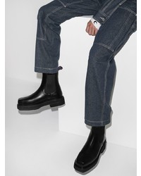 schwarze Chelsea Boots aus Leder von Eytys