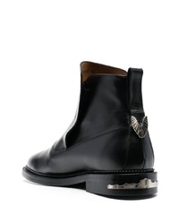 schwarze Chelsea Boots aus Leder von Toga Virilis