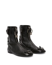 schwarze Chelsea Boots aus Leder von JW Anderson