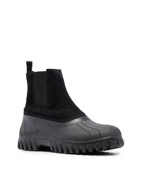 schwarze Chelsea Boots aus Leder von Diemme