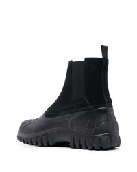 schwarze Chelsea Boots aus Leder von Diemme