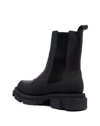 schwarze Chelsea Boots aus Leder von Both