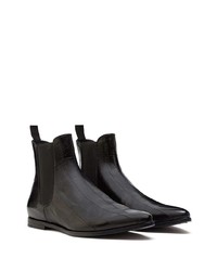 schwarze Chelsea Boots aus Leder von Dolce & Gabbana