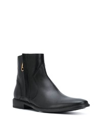 schwarze Chelsea Boots aus Leder von Off-White