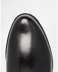 schwarze Chelsea Boots aus Leder von Dune