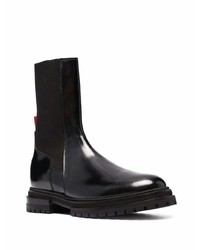 schwarze Chelsea Boots aus Leder von 424