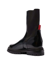 schwarze Chelsea Boots aus Leder von 424