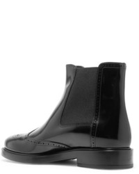 schwarze Chelsea Boots aus Leder von Tod's