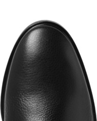 schwarze Chelsea Boots aus Leder von Lanvin