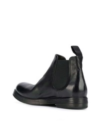 schwarze Chelsea Boots aus Leder von Marsèll