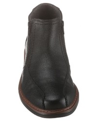 schwarze Chelsea Boots aus Leder von PETROLIO