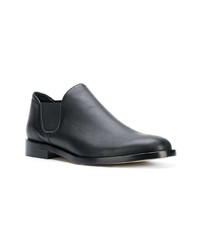 schwarze Chelsea Boots aus Leder von Soloviere