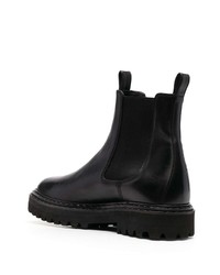 schwarze Chelsea Boots aus Leder von Officine Creative