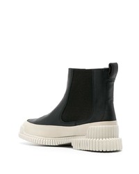 schwarze Chelsea Boots aus Leder von Camper