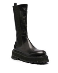 schwarze Chelsea Boots aus Leder von Marsèll