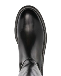 schwarze Chelsea Boots aus Leder von Marsèll