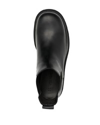 schwarze Chelsea Boots aus Leder von Bottega Veneta