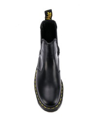 schwarze Chelsea Boots aus Leder von Dr. Martens