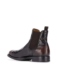 schwarze Chelsea Boots aus Leder von Officine Creative