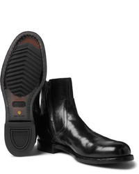 schwarze Chelsea Boots aus Leder von Officine Creative