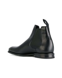 schwarze Chelsea Boots aus Leder von Church's