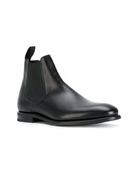 schwarze Chelsea Boots aus Leder von Church's