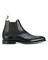 schwarze Chelsea Boots aus Leder von Church's