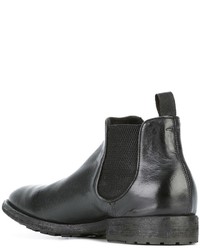 schwarze Chelsea Boots aus Leder von Officine Creative