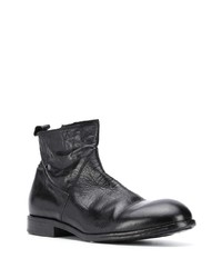 schwarze Chelsea Boots aus Leder von Moma