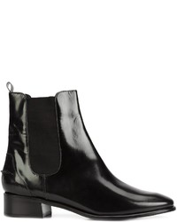 schwarze Chelsea Boots aus Leder von Rachel Comey