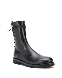 schwarze Chelsea Boots aus Leder von Ann Demeulemeester