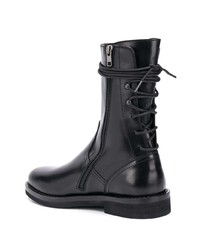 schwarze Chelsea Boots aus Leder von Ann Demeulemeester