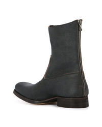 schwarze Chelsea Boots aus Leder von C Diem