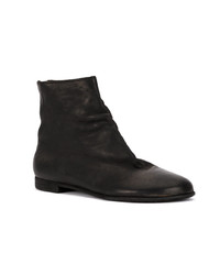 schwarze Chelsea Boots aus Leder von Guidi