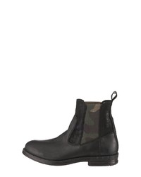 schwarze Chelsea Boots aus Leder von Replay