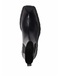 schwarze Chelsea Boots aus Leder von Balenciaga