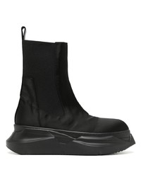 schwarze Chelsea Boots aus Leder von Rick Owens DRKSHDW