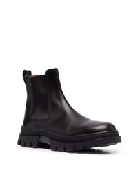 schwarze Chelsea Boots aus Leder von Henderson Baracco